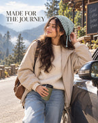Blue Grey Handcrafted Crochet Bandana – Everyday Hair Scarf