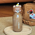 Kids Stainless Steel Insulated 450ml Water Bottle - Bear Lid