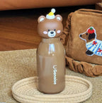 Kids Stainless Steel Insulated 450ml Water Bottle - Bear Lid