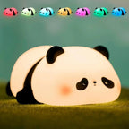 Lying Panda Silicon Night Lamp - 7 Light Modes