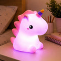 Multi Color Unicorn Silicon Night Lamp