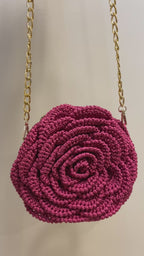 Rosalia - The Handmade Crochet Purse | Crimson