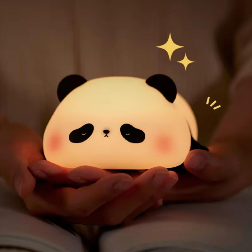 Lying Panda Silicon Night Lamp - 7 Light Modes