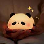 Lying Panda Silicon Night Lamp - 7 Light Modes